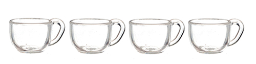 Wide Tea/Coffee Cups Set, 4 pc.